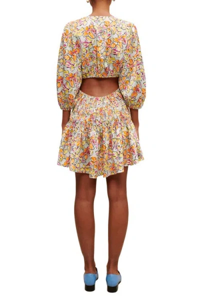 Maje Rawai A-line Minidress In Multi