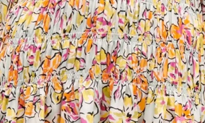Maje Rawai A-line Minidress In Multi