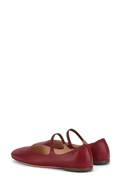 Agl Attilio Giusti Leombruni Agl Iris Mary Jane Flat In Red