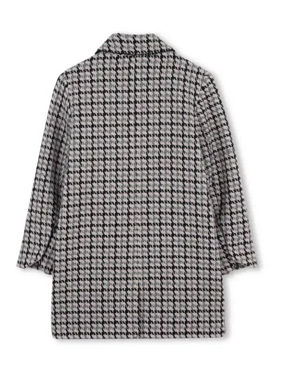 Zadig & Voltaire Houndstooth-patterned Coat In Blue