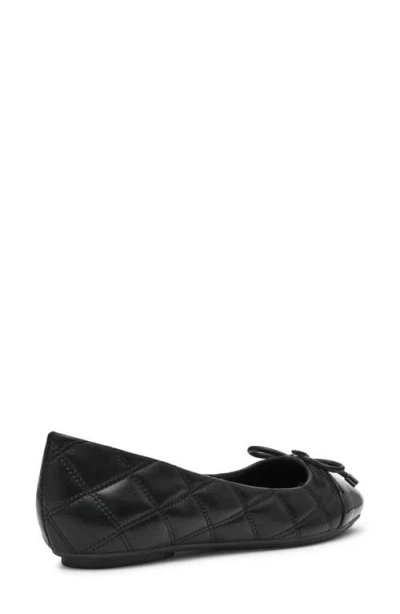 Anne Klein Leyton Cap Toe Ballet Flat In Black