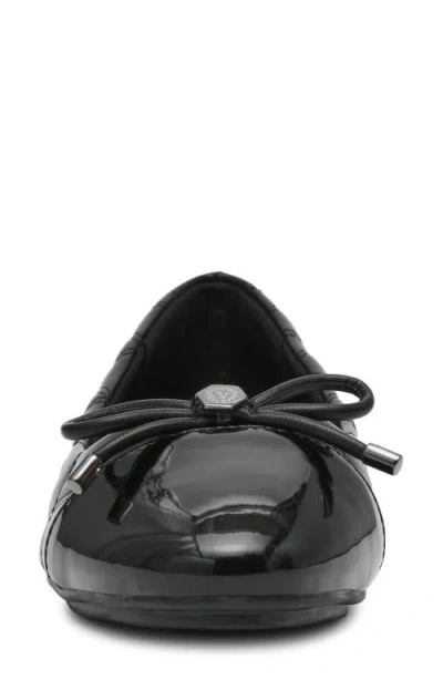 Anne Klein Leyton Cap Toe Ballet Flat In Black