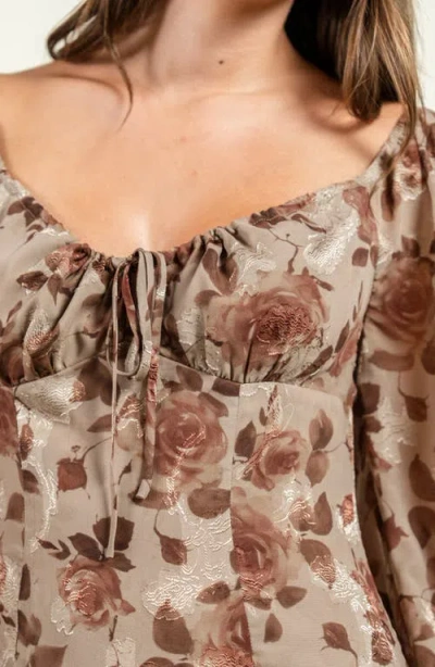 Beivy Sweetheart Jacquard Minidress In Animal Print