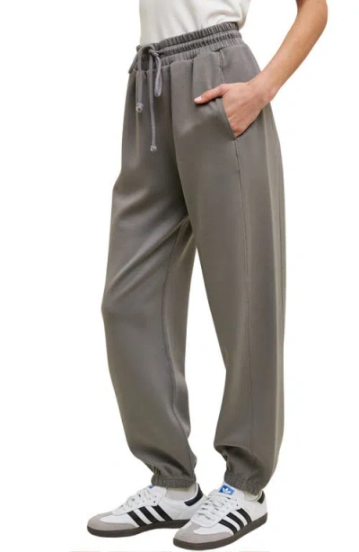 Wishlist Scuba Knit Joggers In Gray