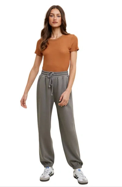 Wishlist Scuba Knit Joggers In Gray