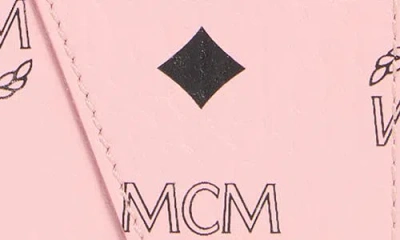 Mcm Monogram Iphone 16 Pro Case In Pink