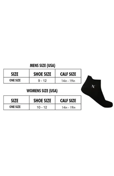 Extreme Fit 3-pack Low Cut Compression Socks In Black