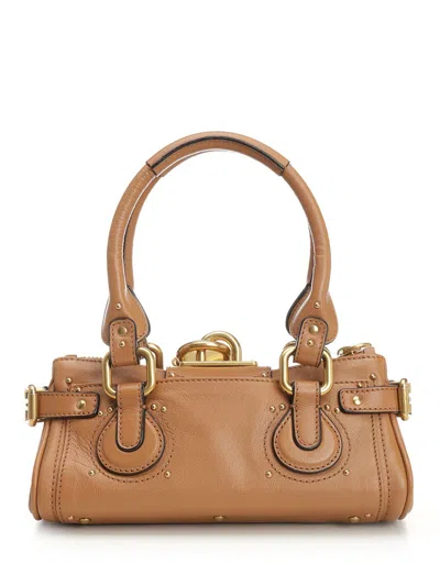 Chloé Womens Mustang Brown Paddington Small Leather Top-handle Bag In Brown
