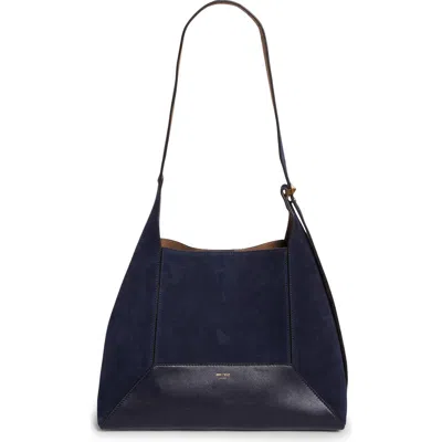 Jimmy Choo Medium Diamond Leather & Suede Hobo Bag