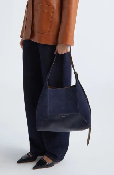 Jimmy Choo Medium Diamond Leather & Suede Hobo Bag