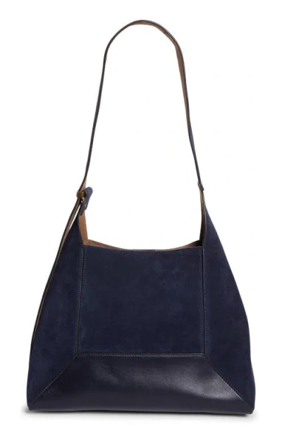 Jimmy Choo Medium Diamond Leather & Suede Hobo Bag