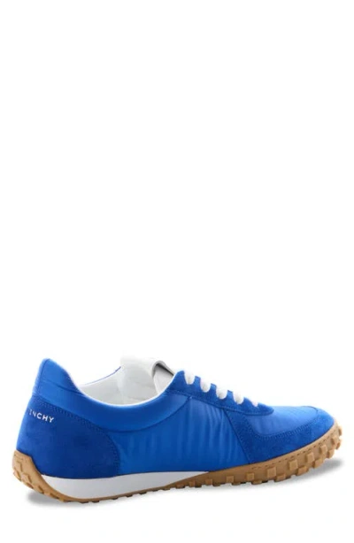 Givenchy Low Top Sneakers Round Toe Rubber Sole In Blue