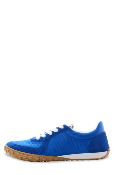 Givenchy Low Top Sneakers Round Toe Rubber Sole In Blue