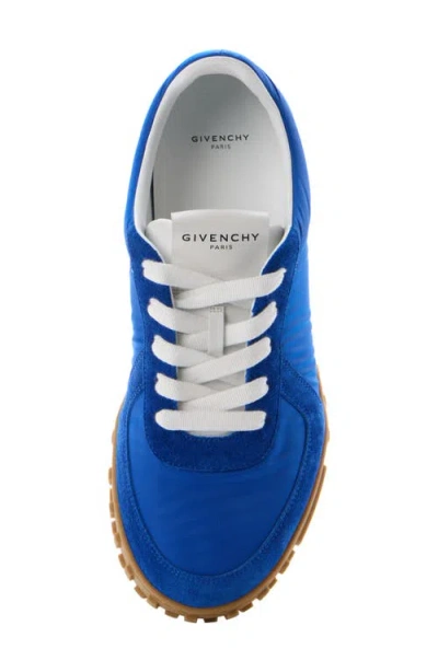 Givenchy Low Top Sneakers Round Toe Rubber Sole In Blue
