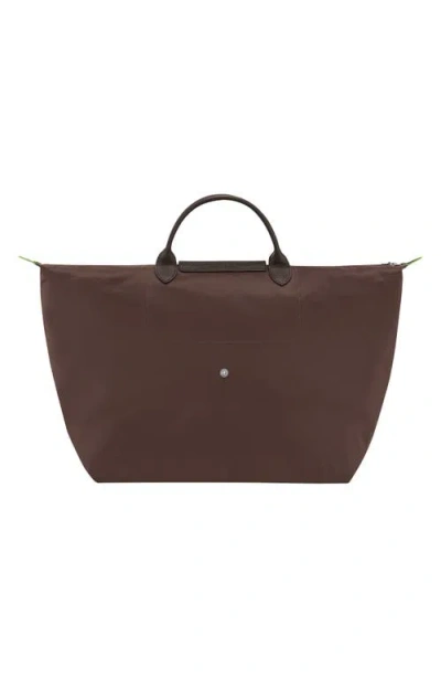 Longchamp Large Le Pilage Travel Bag In Brown