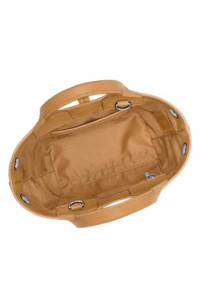 Longchamp Walnut Coloured Shoulder Bag With Detachable Strap In Brown