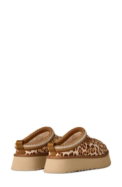 Ugg Tazz Plains Slippers Felicity Leopard Jasmine In Brown