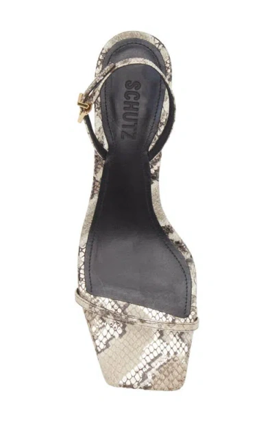 Schutz Judith Slingback Sandal In White