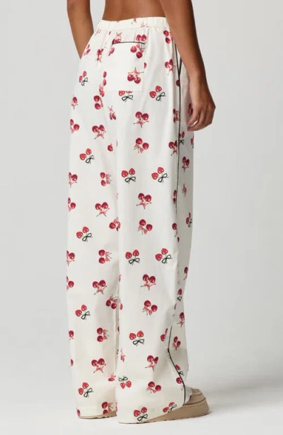 Florence By Mills Oversize Pajama Pants In White