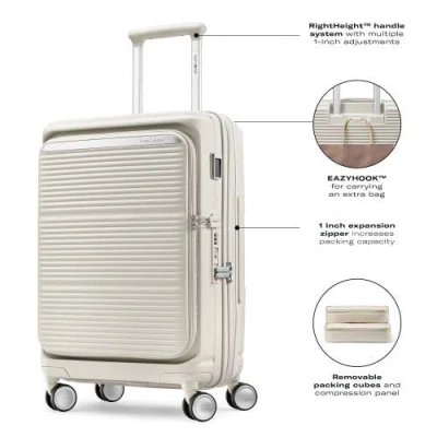Samsonite Paralux Expandable Medium Spinner In White