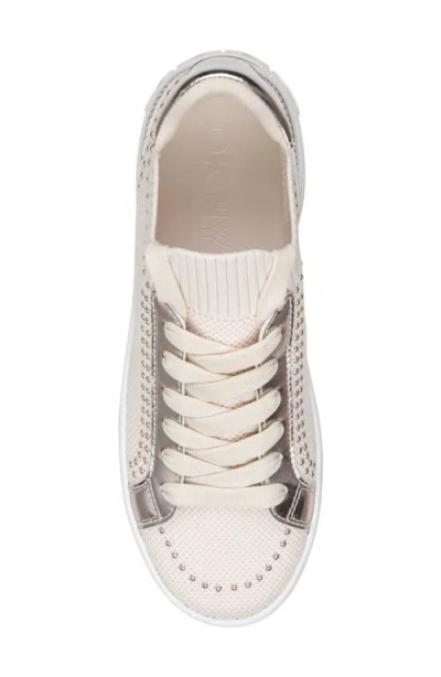 Dkny Mallory Stud Sneaker In White