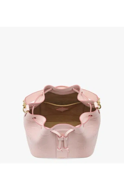 Mcm Medium Dessau Drawstring Bag In Blue