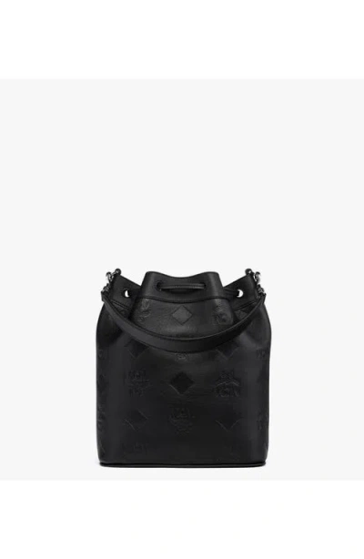 Mcm Medium Dessau Drawstring Bag In Orange