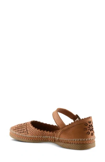 Spring Step Zabelle Mary Jane Flat In Brown