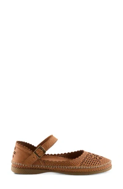 Spring Step Zabelle Mary Jane Flat In Brown