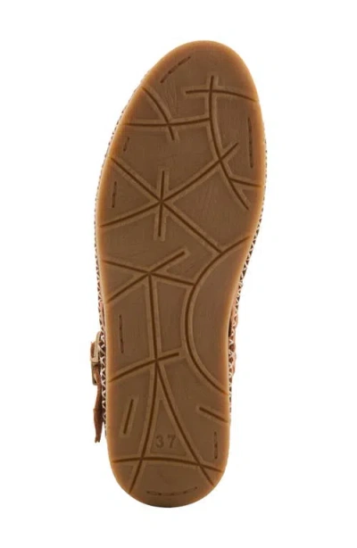 Spring Step Zabelle Mary Jane Flat In Brown
