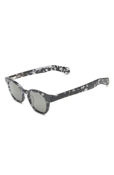 Eyebobs Total Wit 45mm Round Polarized Sunglasses In Black