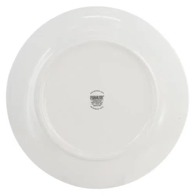 Peanuts Xmas 8 Piece 10.5 Inch Round Stoneware Dinner Plate Set In Multi