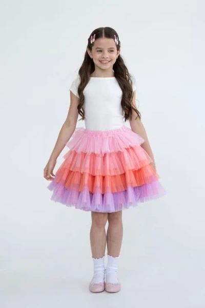 Mini Celebrities Ombre Tutu Skirt In Multi
