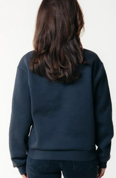 Colourful Rebel Collage Relaxed Sweat In Black