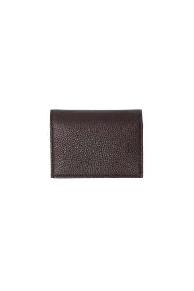 Burberry Bloomsbury Folding Card Case In Brown