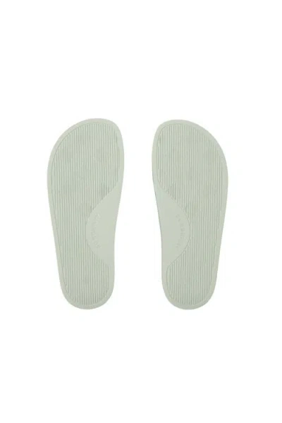 Burberry Check-pattern Slides In Green