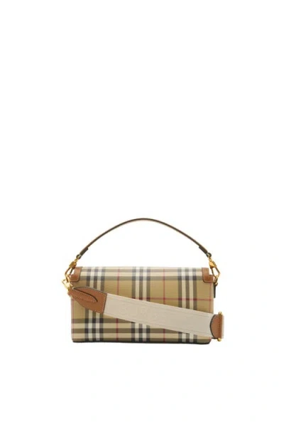 Burberry Top Handle Note Bag In Multi
