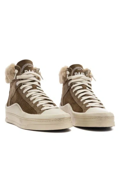 P448 Rail Teddy Boot Sneaker In Brown