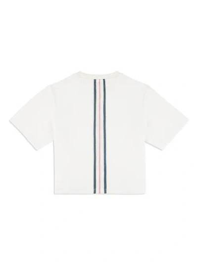 Sergio Tacchini Adele Velour T-shirt In White