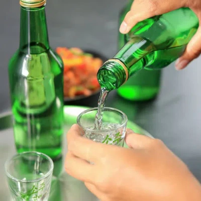 Final Touch Soju Glasses In Transparent