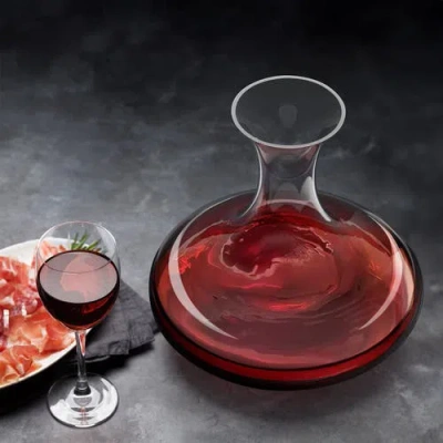 Final Touch Revolve Revolving Wine Decanter In Transparent