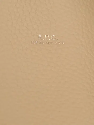 Apc Le Neige Slouchy Textured Handle Tote Bag In Neutral