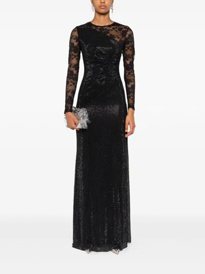 Self-portrait Dresses In Black