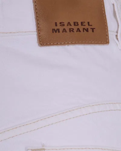 Isabel Marant Jeans Lemony White In White