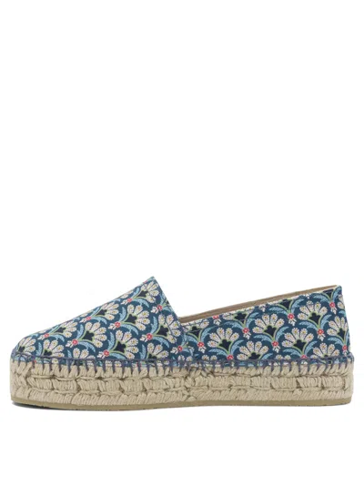 Etro Women Cotton Espadrilles In Blue