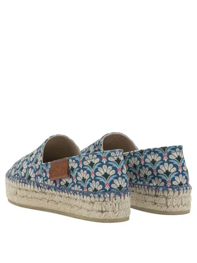 Etro Women Cotton Espadrilles In Blue