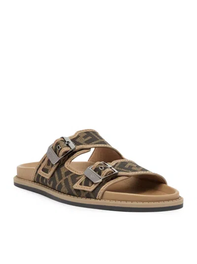 Fendi Aquazzura Gatsby 105mm Slingback Pumps In Brown