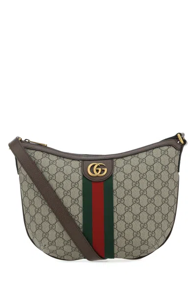 Gucci Men Gg Supreme Fabric Crossbody Bag In Multi