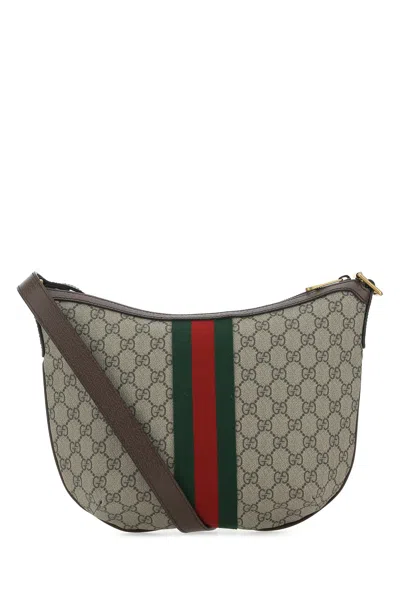 Gucci Men Gg Supreme Fabric Crossbody Bag In Multi