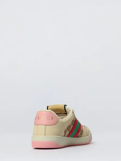 Gucci Screener Leather Sneakers In Multi